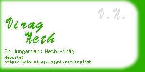 virag neth business card